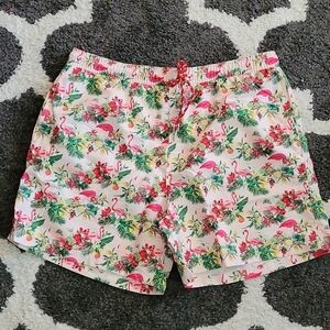 Nick Graham New York sz XL flamingo tropic swim trunks new SW38